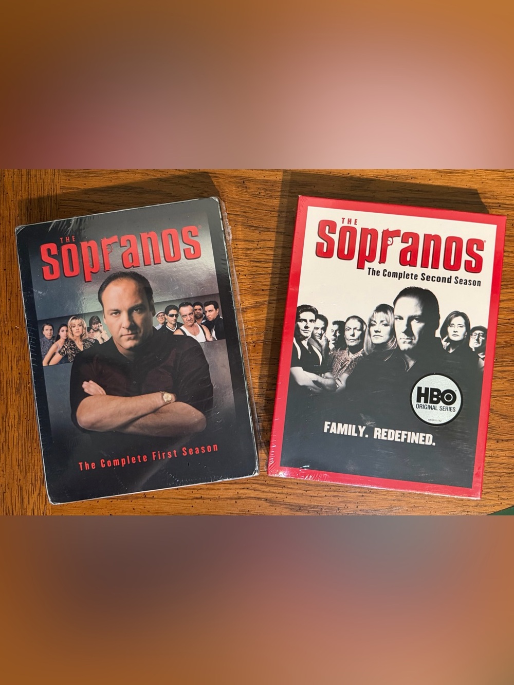The Sopranos Complete Seasons 1 & 2 DVD Set - Black & Red Covers FACTORY SEALED